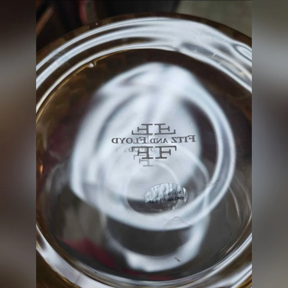 Fitz and Floyd vintage glass